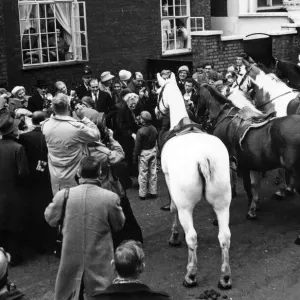 A happy birthday from the Hyde Park Riders who were greeted by Lady Churchill on behalf A happy birthday from the Hyde Park Riders who were greeted by Lady Churchill on behalf