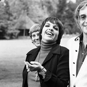 The happy couple, Liza Minnelli and Peter Sellers photographed at Shepperton Studios