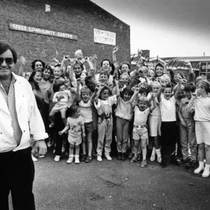 Happy youngsters at Speke Community Centre celebrate on hearing the news that the centre Happy youngsters at Speke Community Centre celebrate on hearing the news that the centre