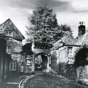 The Harnham Gate to the Cathedral in Salisbury Wiltshire Architecture Old