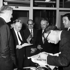 Harold Wilson Prime Minister on a visit to the Daily Mirror 1965 Harold Wilson Prime Minister on a visit to the Daily Mirror 1965