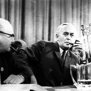Harold Wilson at the TUC conference in Brighton October 1969 Harold Wilson at the TUC conference in Brighton October 1969
