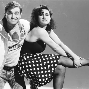 Harry Enfield with Fiona Riley Print, 4th March 1988 Harry Enfield with Fiona Riley Print, 4th March 1988