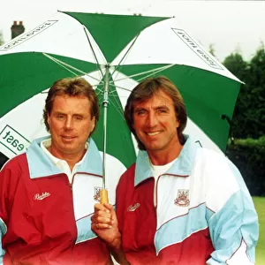 Harry Redknapp and Billy Bonds management team at West Ham Utd Football Club