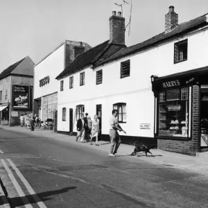 La boutique de pâtisserie d'Harry dans la rue Mill. 30 septembre 1971