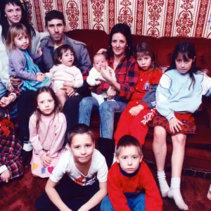 The Harvey Family, from Llanedeyrn, Cardiff, Wales, 4th February 1991 The Harvey Family, from Llanedeyrn, Cardiff, Wales, 4th February 1991