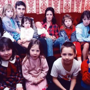 The Harvey Family, from Llanedeyrn, Cardiff, Wales, 4th February 1991 The Harvey Family, from Llanedeyrn, Cardiff, Wales, 4th February 1991