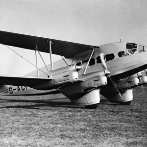 A de Havilland D. H. 86 aircraft of Imperial Airways named Diana