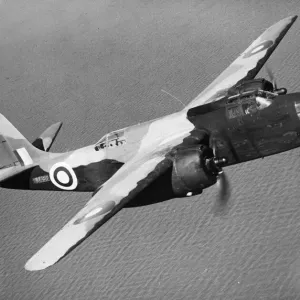 Havoc Mark I (Intruder), BJ496, in flight off the Irish coast after conducting Havoc Mark I (Intruder), BJ496, in flight off the Irish coast after conducting