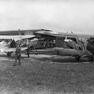 Hawker Hinds seen here on the apron of RAF Digby whilst refuelling. 23rd May 1935