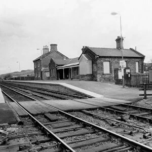 Haydon Bridge Railway Station in Northumberland on 29th April 1980