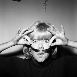 Hayley Mills Print with Dali Moustache, 20th September 1964 Hayley Mills Print with Dali Moustache, 20th September 1964