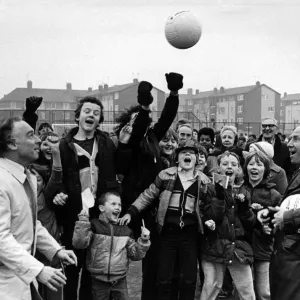A head start for the new all-weather pitch as Sports Minister Neil MacFarlane (left A head start for the new all-weather pitch as Sports Minister Neil MacFarlane (left