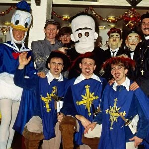Hearts team Christmas fancy dress party December 1988