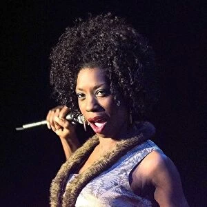 Heather Small of M Peole in concert at the NEC, Birmingham