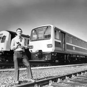 Len Purdy with British Rail Pacer Train Print 1985