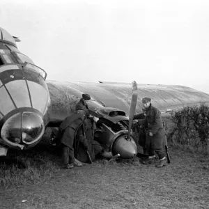 Heinkel 111 brought down in Scotland circa 1939 Heinkel 111 brought down in Scotland circa 1939