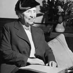 Helen Keller who overcame being blind and deaf to become one of the 20th century Helen Keller who overcame being blind and deaf to become one of the 20th century