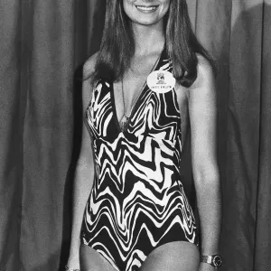 Miss World 1974 Print - Helen Morgan Miss United Kingdom Winner