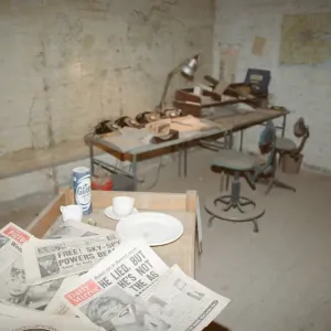 Hellfire Corner, Dover Castle, Kent, England. Daily Mirror newspapers