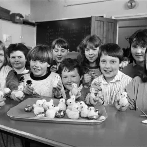 Helping feather the nest of the &pound;500, 000 Examiner Bodyscanner Appeal are pupils of