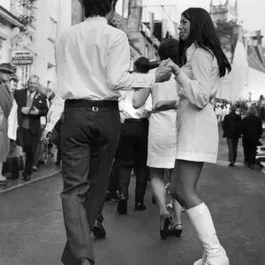 The Helston Furry Dance, May 1969 Print The Helston Furry Dance, May 1969 Print