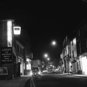 Henley High Street by Night Print circa 1968