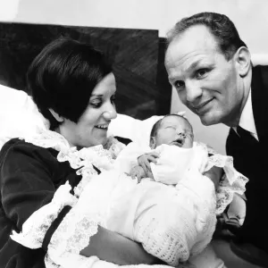 Henry Cooper boxer with wife and new born baby August 1967 Henry Cooper boxer with wife and new born baby August 1967