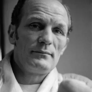 Henry Cooper in Training for Joe Bugner Fight Print 11th March 1971