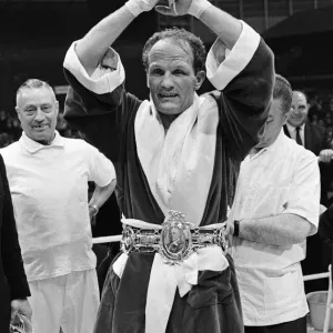 Henry Cooper receiving the Lonsdale belt after his win in the fight against Jack Bodell Henry Cooper receiving the Lonsdale belt after his win in the fight against Jack Bodell