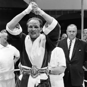 Henry Cooper Receives Lonsdale Belt Print 1967