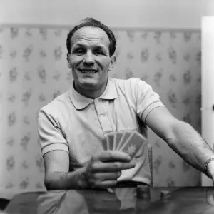 Henry Cooper spending the eve of his big fight against Cassius Clay relaxing at his Henry Cooper spending the eve of his big fight against Cassius Clay relaxing at his