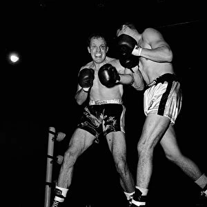 Henry Cooper v Dick Wipperman during heavyweight 1965 fight at Royal Albert hall
