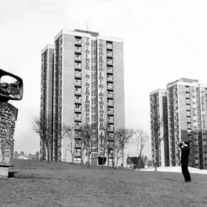 Cruddas Park Housing Estate Print - 12 March 1965