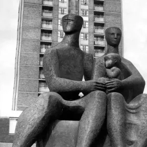 Shieldfield High Rise Flats Print, Newcastle 1965
