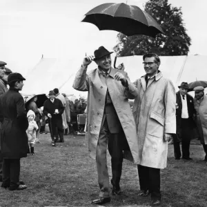 Sir Alec Douglas-Home at Highclere Castle Print 1968
