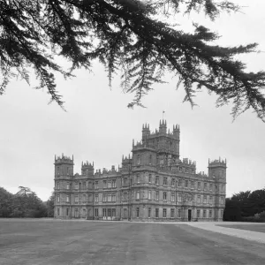 Highclere Castle Print, Hampshire Circa 1979 (00909) Highclere Castle Print, Hampshire Circa 1979 (00909)