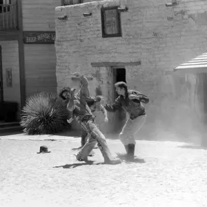 The highlight of a visit to Old Tucson, the famous movie location in the Arizona desert