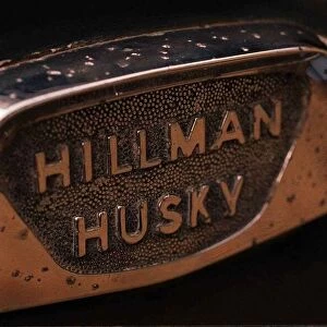 Hillman Husky badge logo October 1997 Owned by Sam and Katrina McIntosh