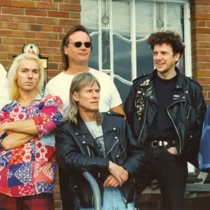 Hilton Valentine (front centre), former guitarist with The Animals Hilton Valentine (front centre), former guitarist with The Animals