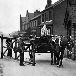 Hindley toll gate, Lancashire. 22nd February 1934