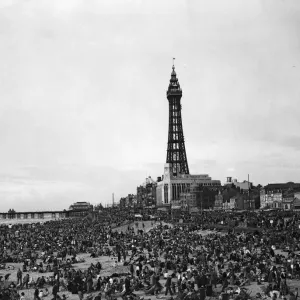 Holiday scenes in Blackpool, Lancashire. 21st August 1949 Holiday scenes in Blackpool, Lancashire. 21st August 1949