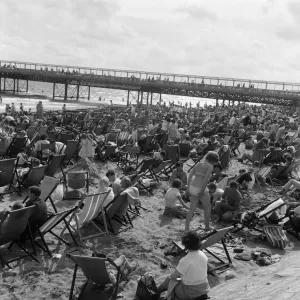 Bournemouth Holiday Scenes Print, 5th August 1961