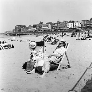 Holiday scenes on Whit Sunday at Margate, Kent. Pictured