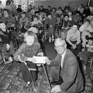 Holly Bank cheque presentation by the Friends of Holly Bank, who raised 1, 264 pounds Holly Bank cheque presentation by the Friends of Holly Bank, who raised 1, 264 pounds