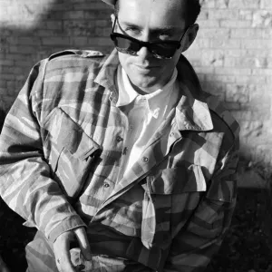 Holly Johnson, lead singer with Frankie Goes To Hollywood. 14th March 1985 Holly Johnson, lead singer with Frankie Goes To Hollywood. 14th March 1985
