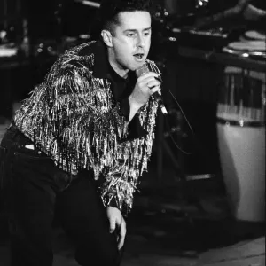 Holly Johnson performing at the Stand by Me: AIDS Day Benefit concert at Wembley Arena Holly Johnson performing at the Stand by Me: AIDS Day Benefit concert at Wembley Arena