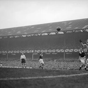 Home Championship International and 1954 World Cup Qualifying match at Goodison Park