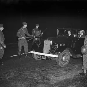 Home Guard Round Up Enemy'in Birmingham All-Night Test Home Guard Round Up Enemy'in Birmingham All-Night Test