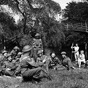 Home guard at Weybridge, Surrey. 14th May 1943